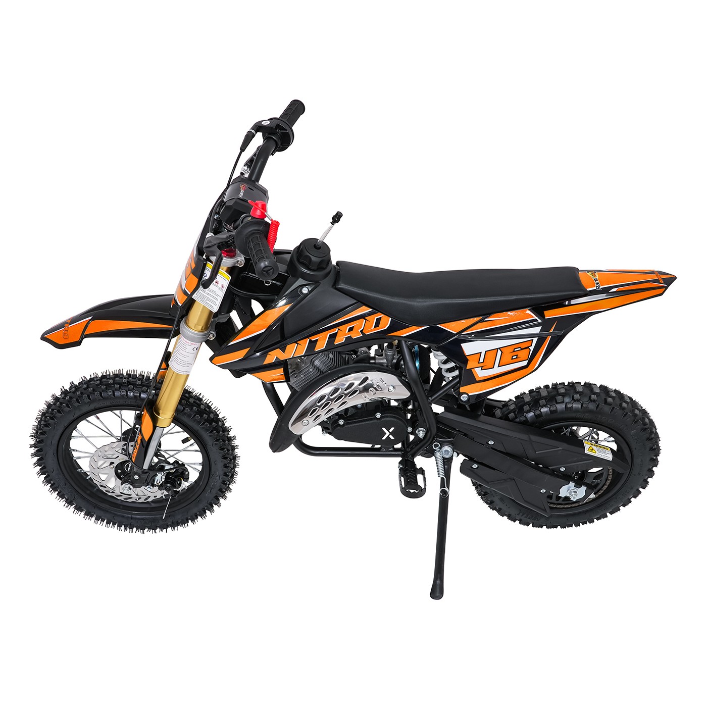 Spalovací motor NITRO 60cc oranžové barvy pro vozidla