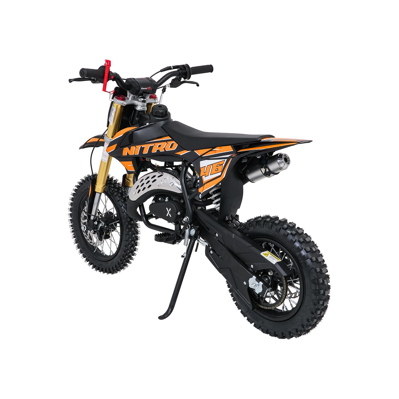 Spalovací motor NITRO 60cc oranžové barvy pro vozidla