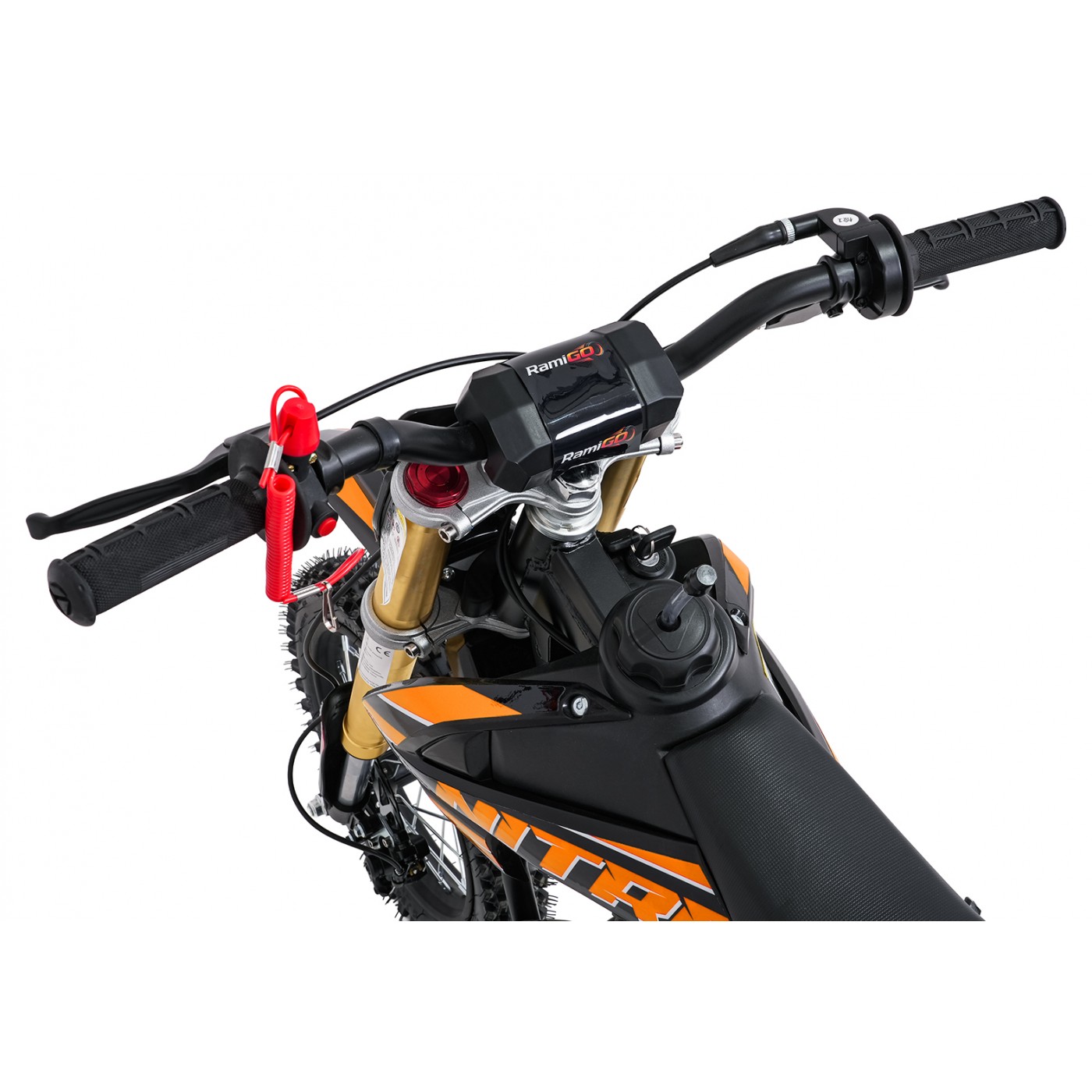 Spalovací motor NITRO 60cc oranžové barvy pro vozidla