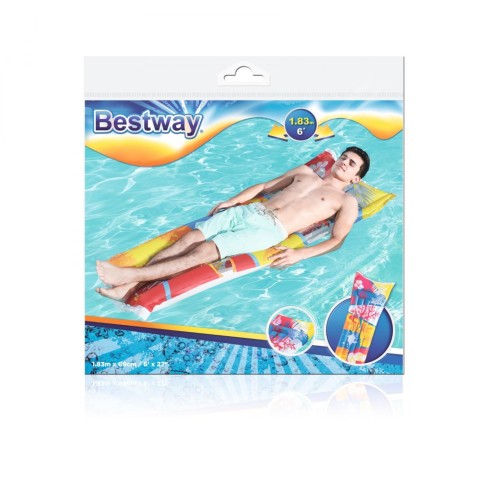 Barevná matrace Plážové barvy 183 x 69 cm BESTWA