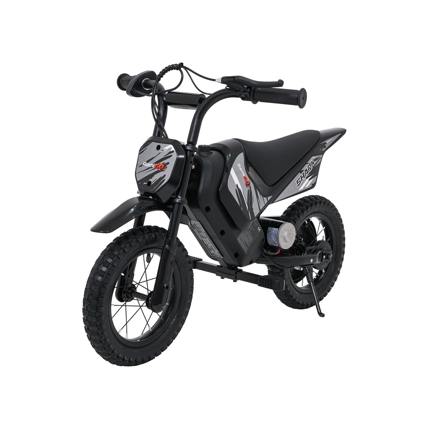 Elektrické motorové vozidlo SHARK, černé