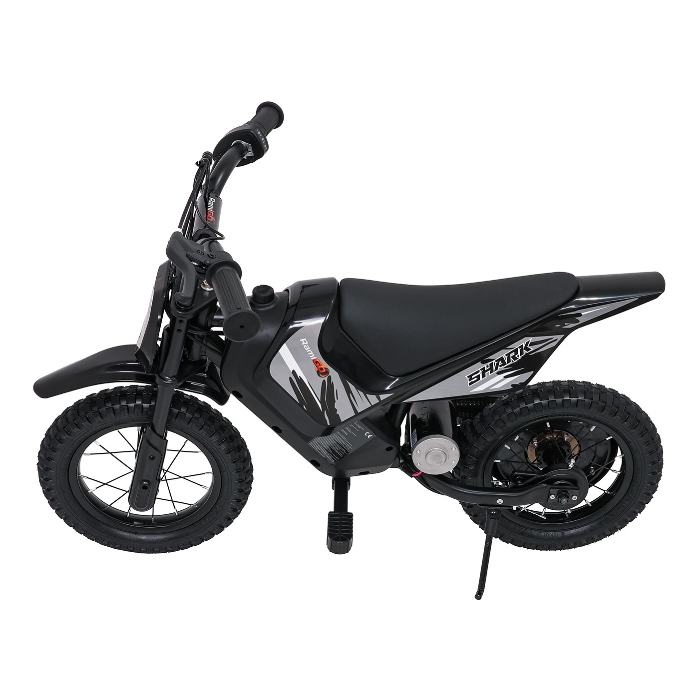 Elektrické motorové vozidlo SHARK, černé