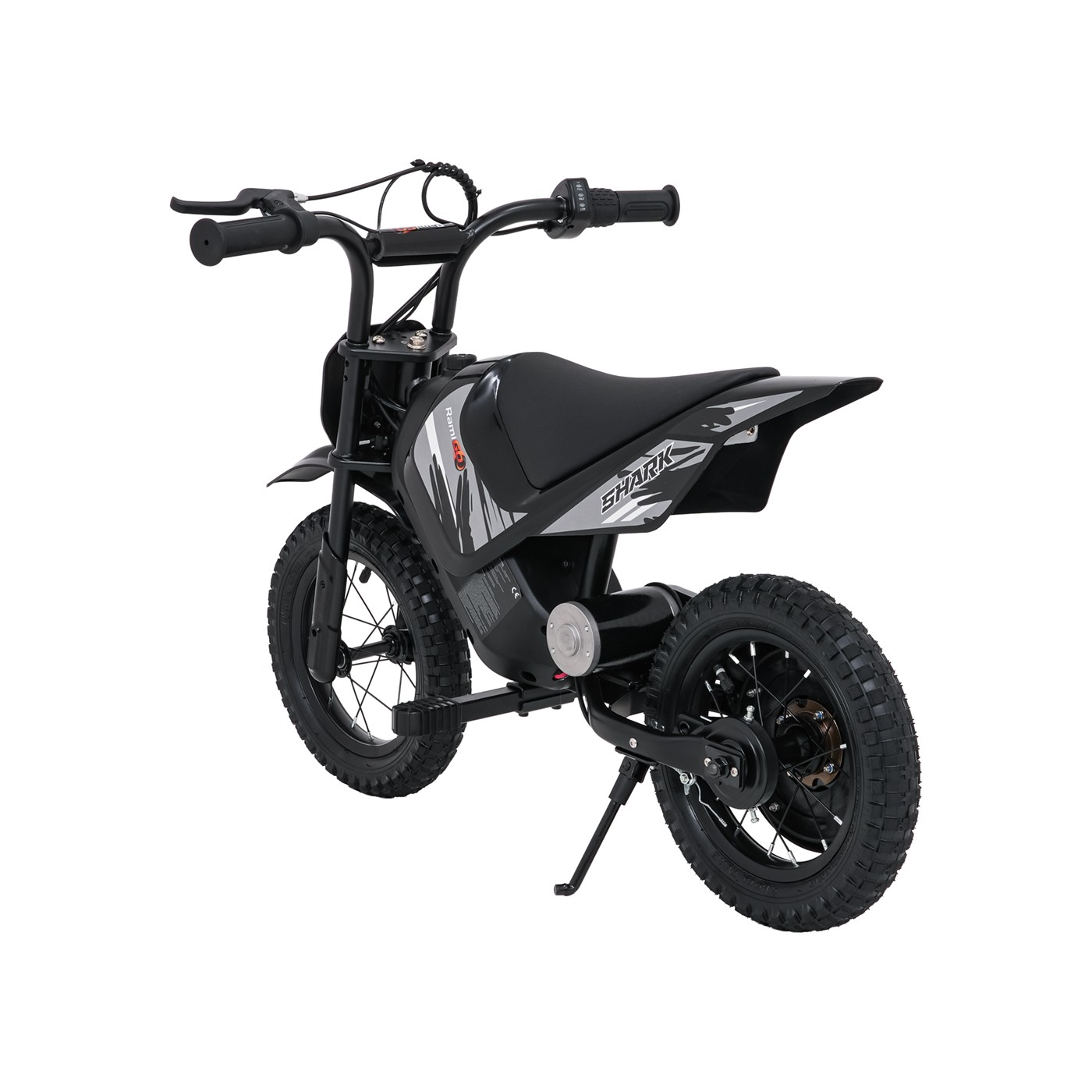 Elektrické motorové vozidlo SHARK, černé