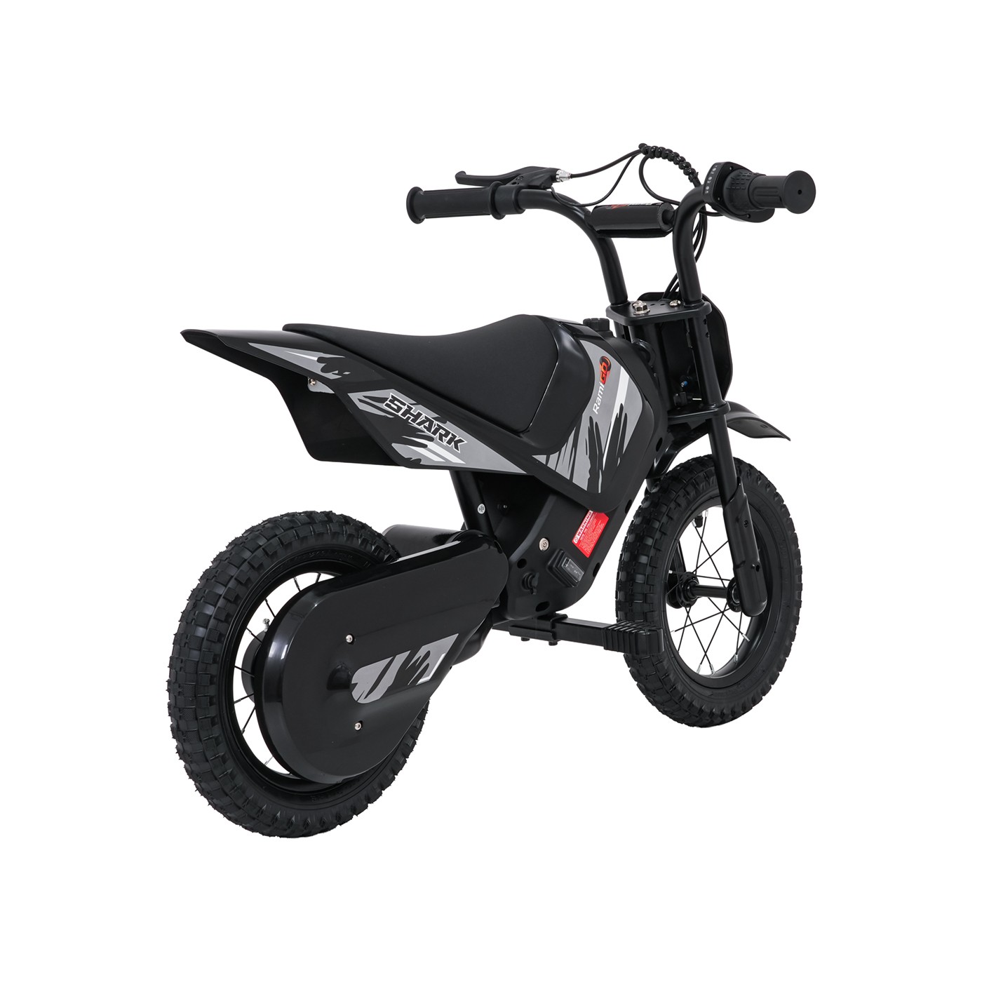 Elektrické motorové vozidlo SHARK, černé