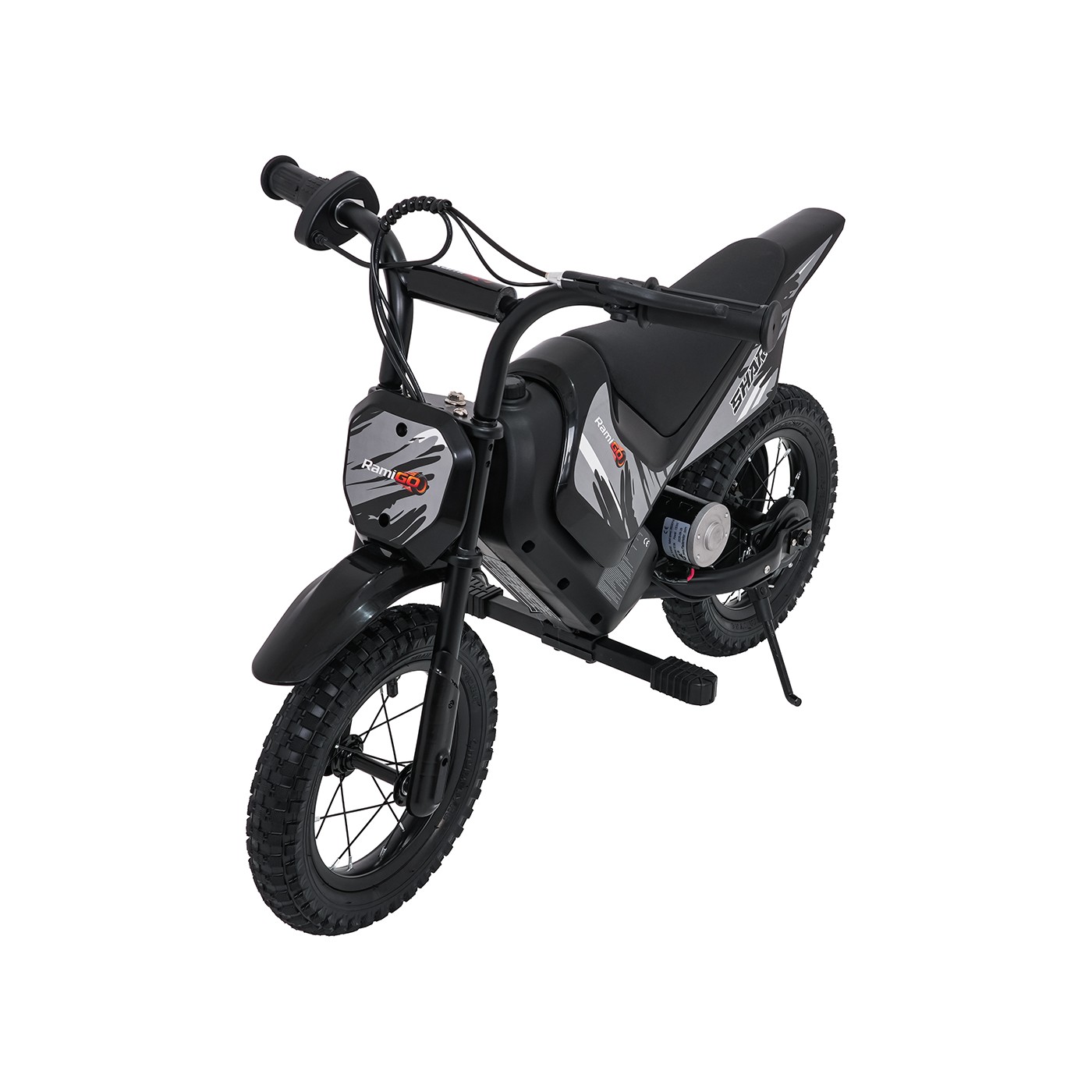 Elektrické motorové vozidlo SHARK, černé