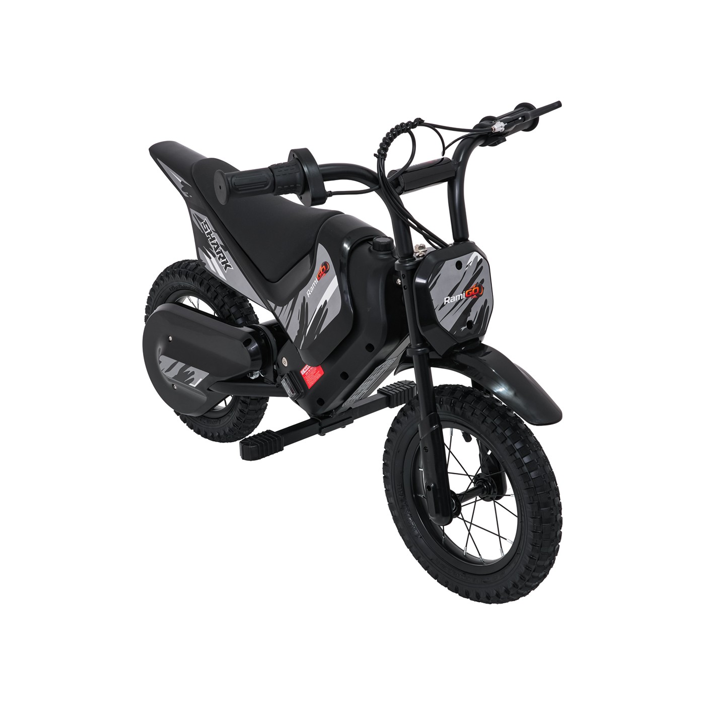 Elektrické motorové vozidlo SHARK, černé