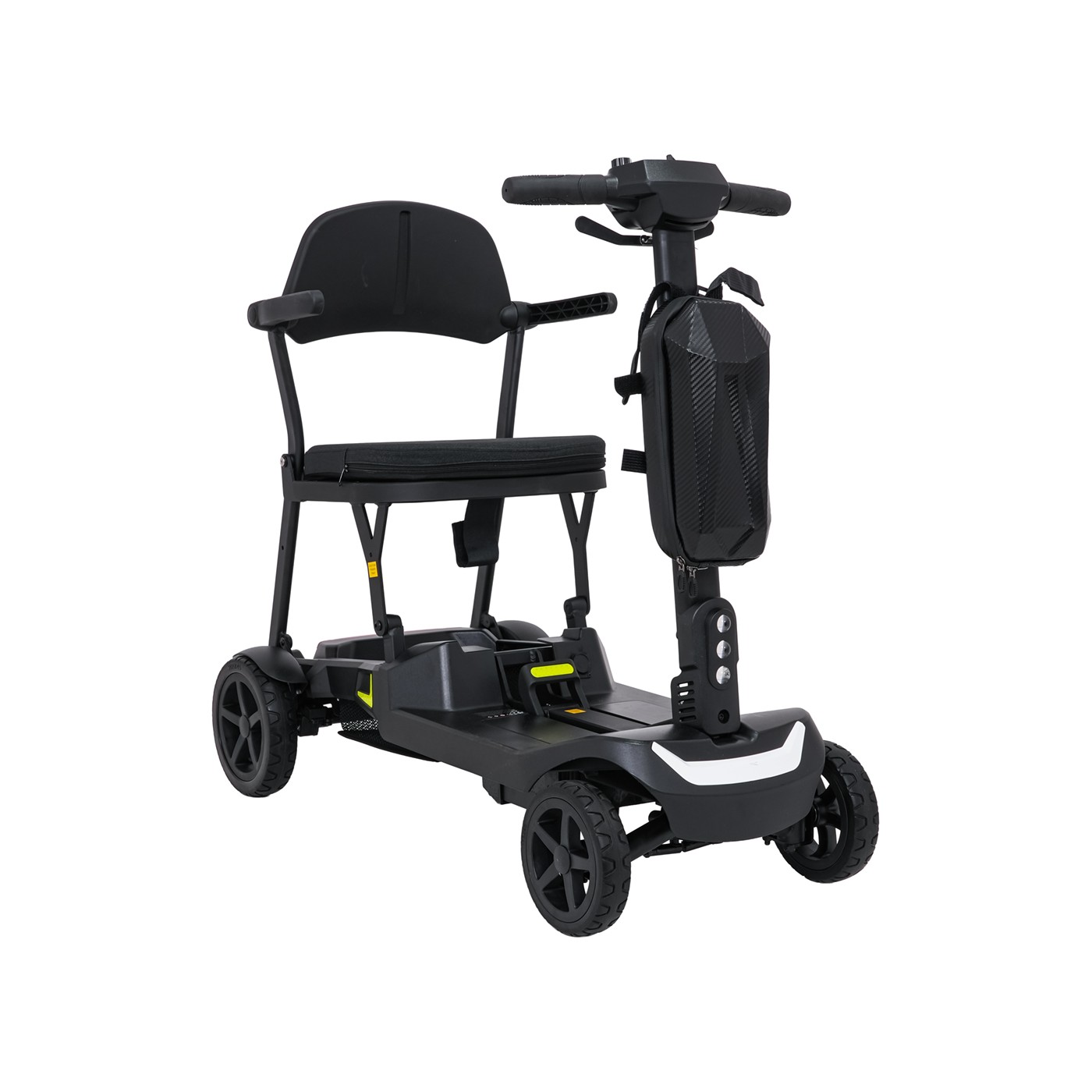 Elektrická koloběžka SeniorStar Black pro seniory na čtyřech kolech
