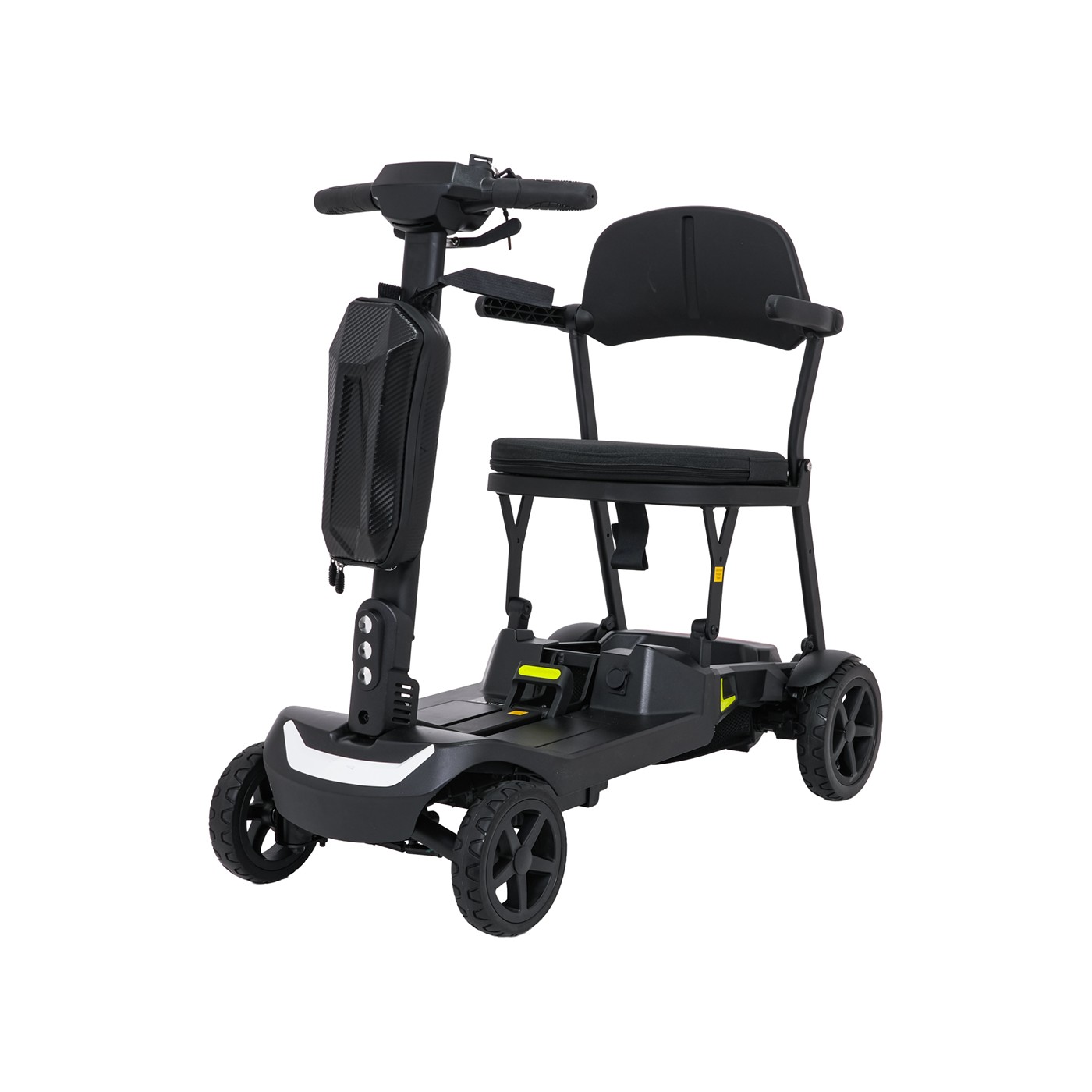 Elektrická koloběžka SeniorStar Black pro seniory na čtyřech kolech