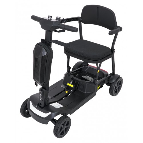 Elektrická koloběžka SeniorStar Black pro seniory na čtyřech kolech