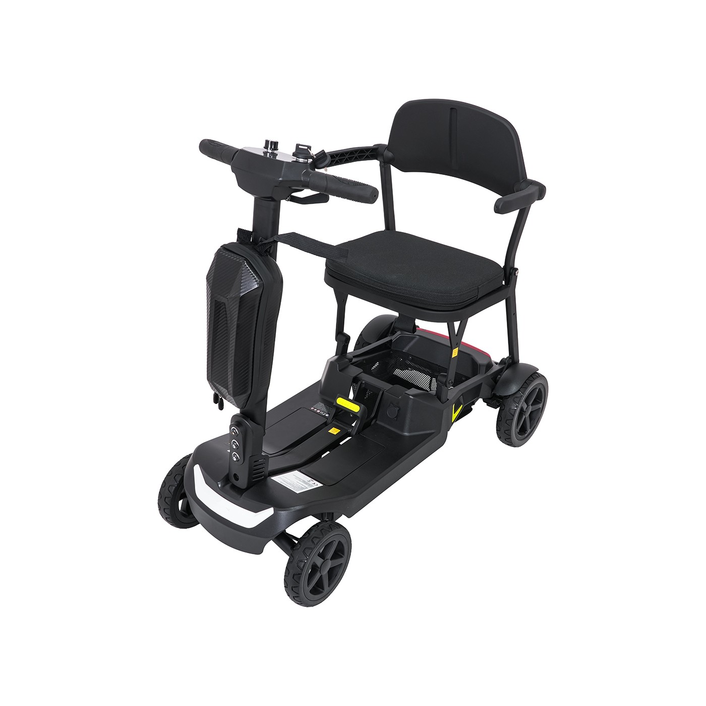 Elektrická koloběžka SeniorStar Black pro seniory na čtyřech kolech