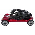 Elektrická koloběžka EasyGo Red pro seniory na čtyřech kolech