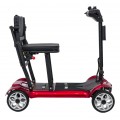 Elektrická koloběžka EasyGo Red pro seniory na čtyřech kolech