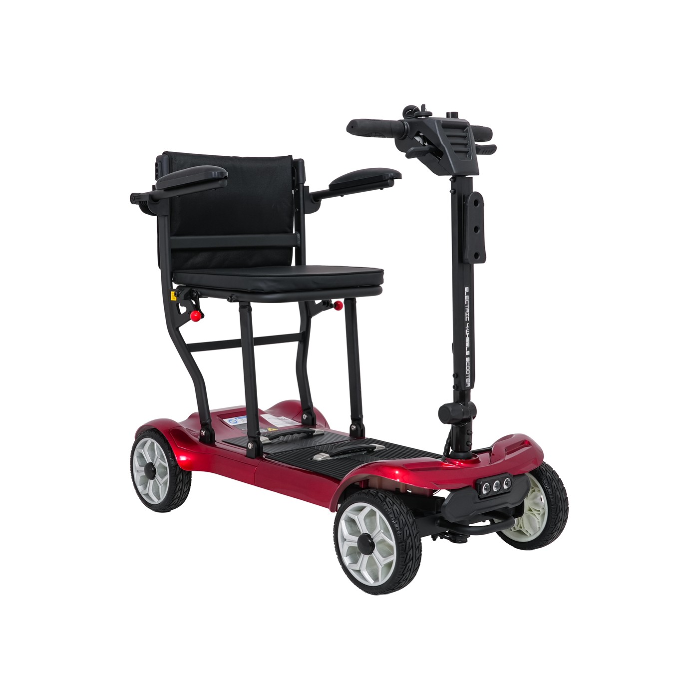 Elektrická koloběžka EasyGo Red pro seniory na čtyřech kolech
