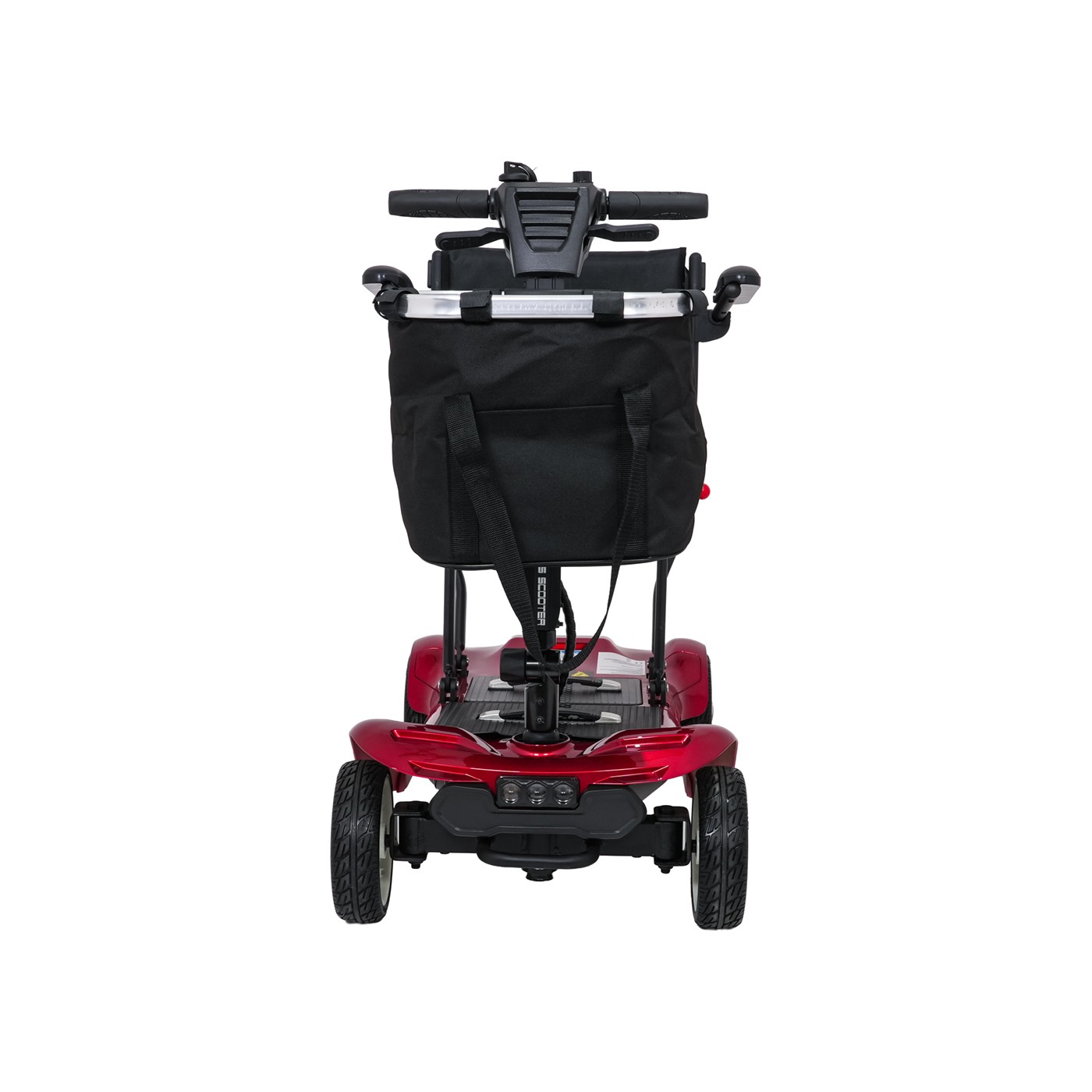 Elektrická koloběžka EasyGo Red pro seniory na čtyřech kolech