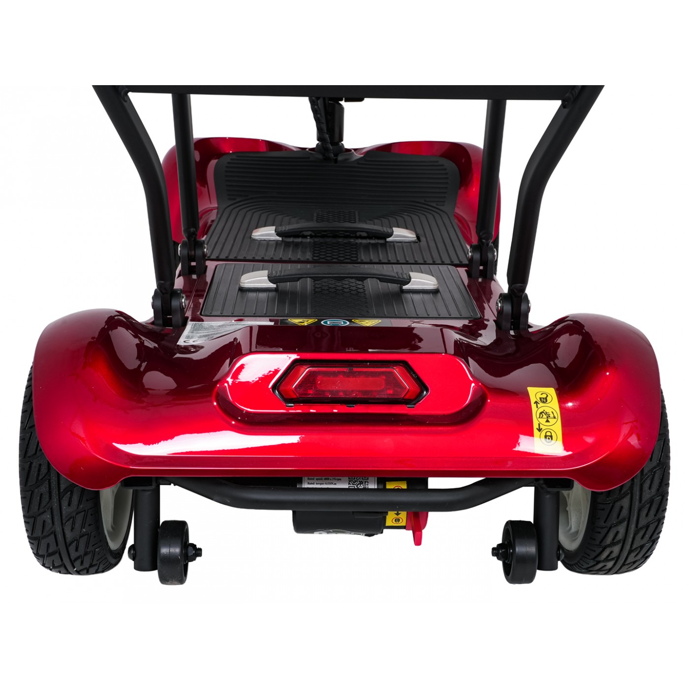 Elektrická koloběžka EasyGo Red pro seniory na čtyřech kolech