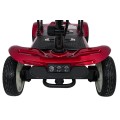Elektrická koloběžka EasyGo Red pro seniory na čtyřech kolech