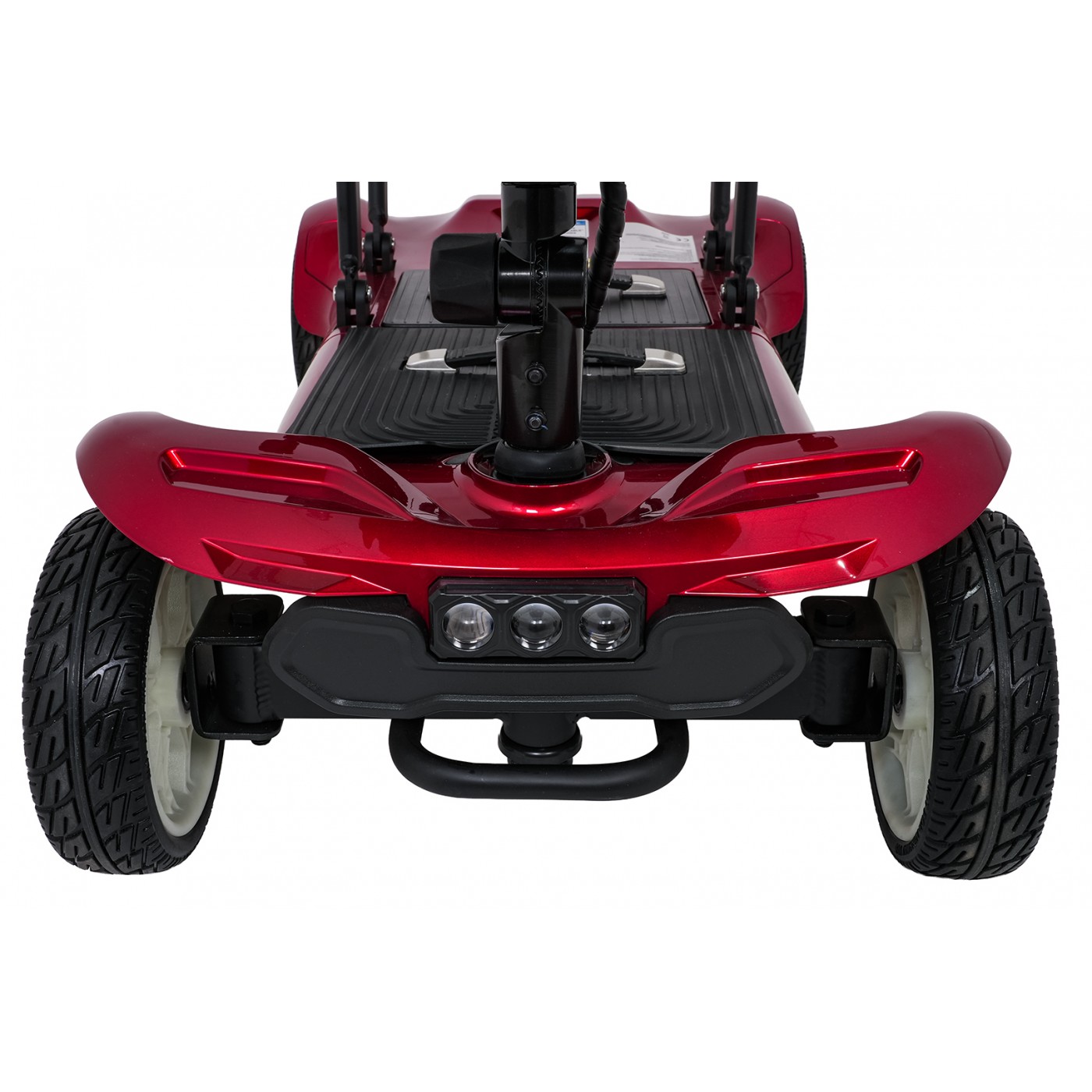Elektrická koloběžka EasyGo Red pro seniory na čtyřech kolech