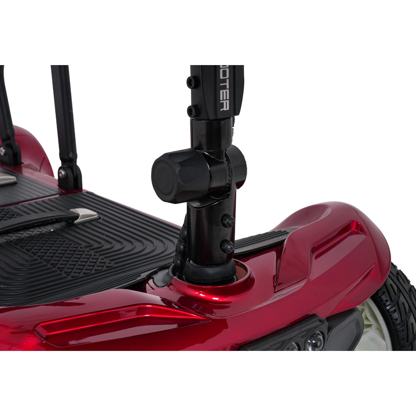 Elektrická koloběžka EasyGo Red pro seniory na čtyřech kolech