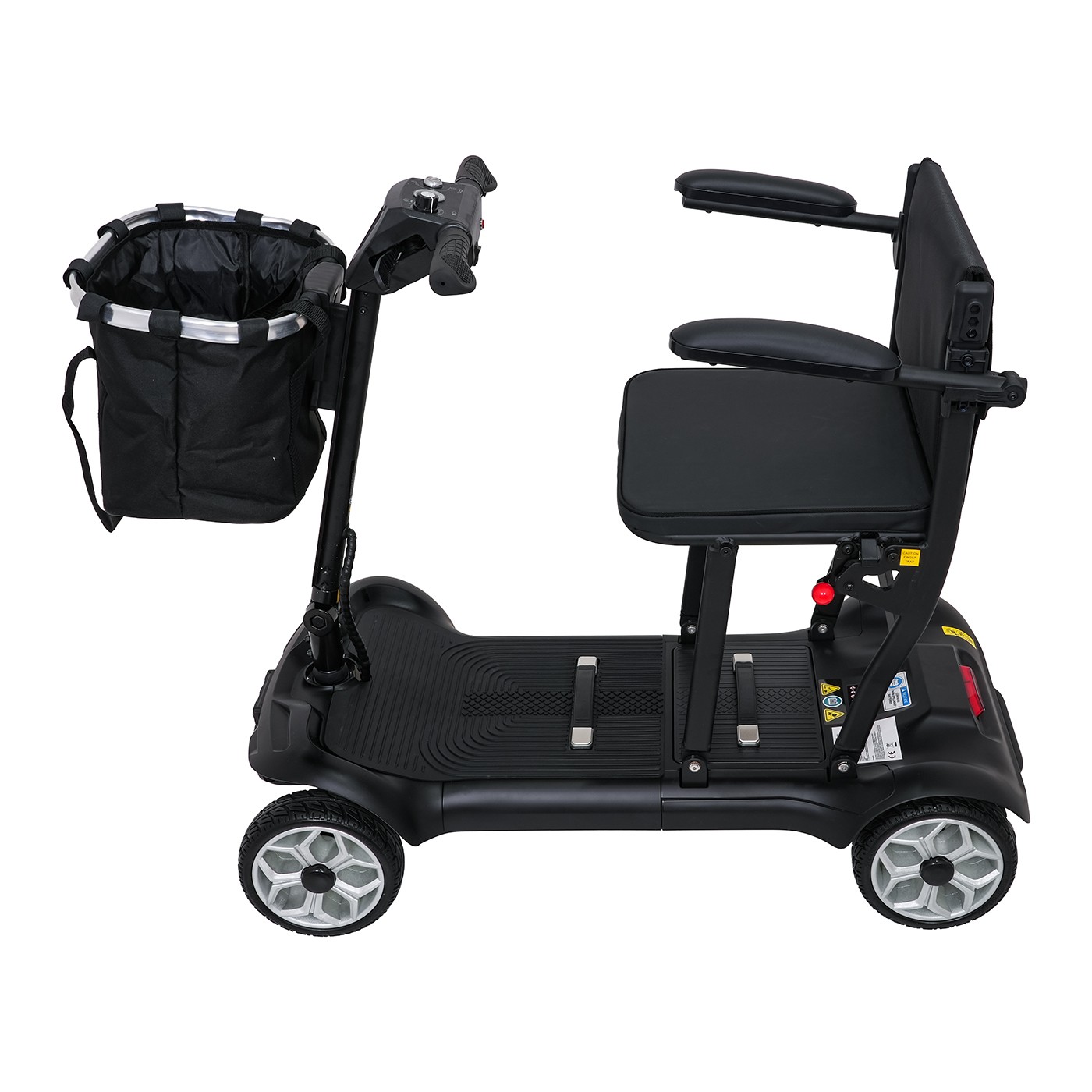 Elektrická koloběžka EasyGo Black pro seniory na čtyři kola
