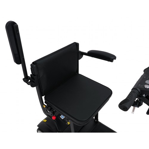 Elektrická koloběžka EasyGo Black pro seniory na čtyři kola