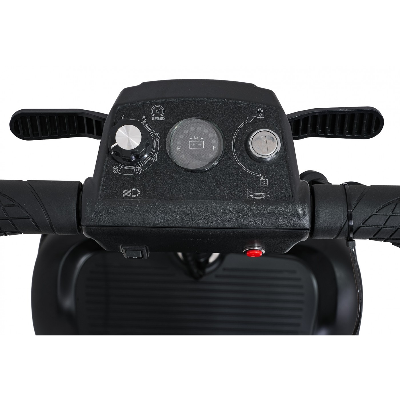 Elektrická koloběžka EasyGo Black pro seniory na čtyři kola