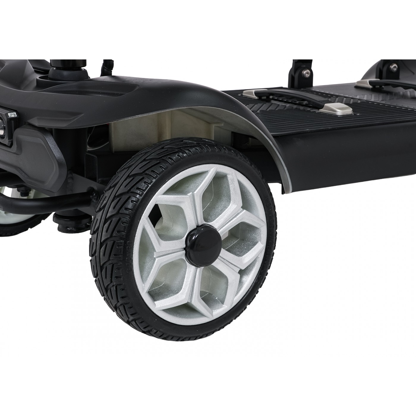 Elektrická koloběžka EasyGo Black pro seniory na čtyři kola