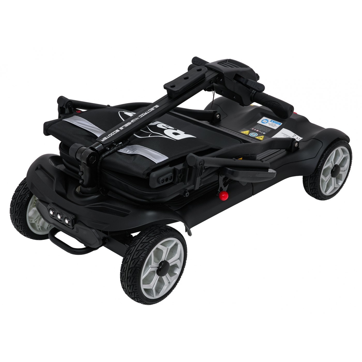 Elektrická koloběžka EasyGo Black pro seniory na čtyři kola