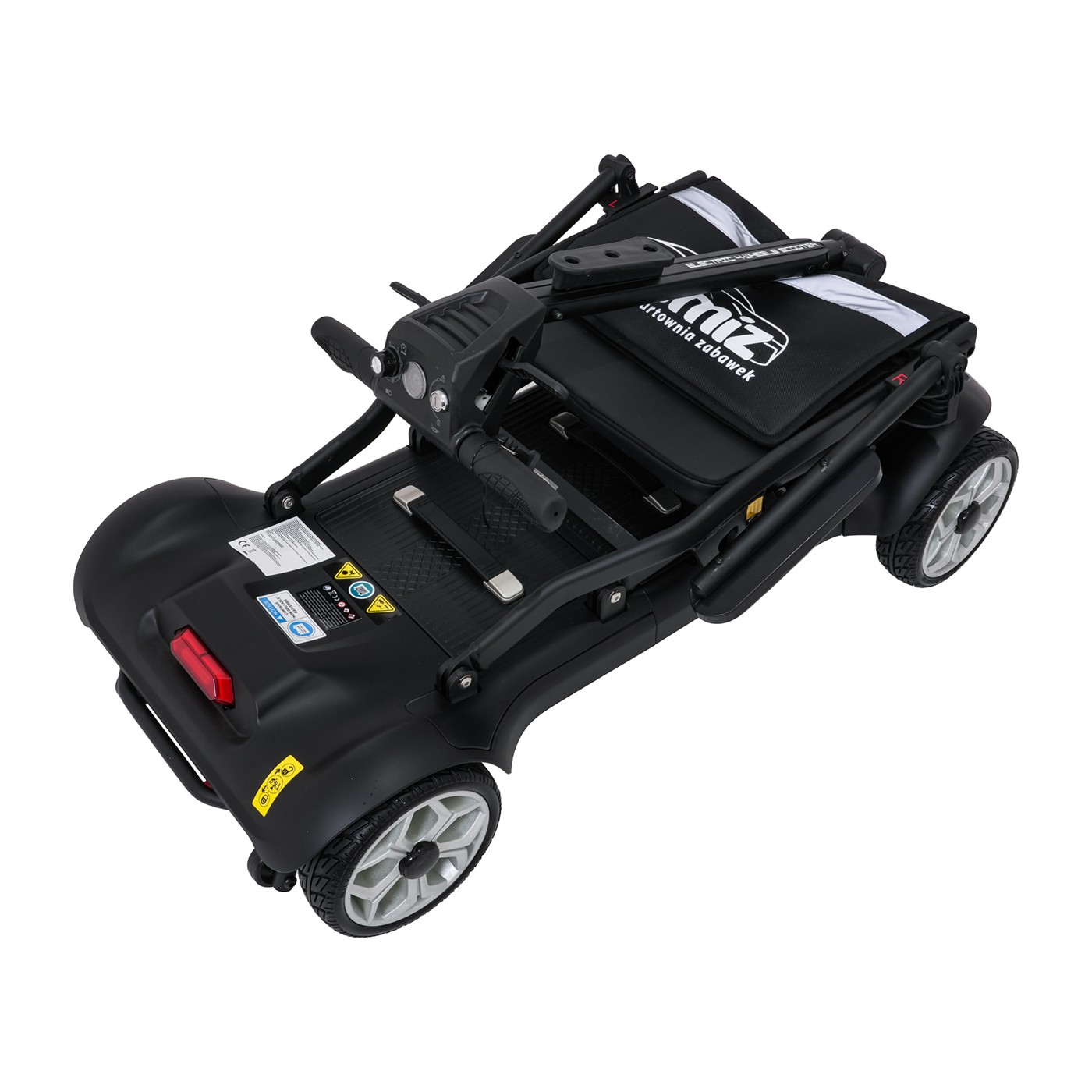 Elektrická koloběžka EasyGo Black pro seniory na čtyři kola