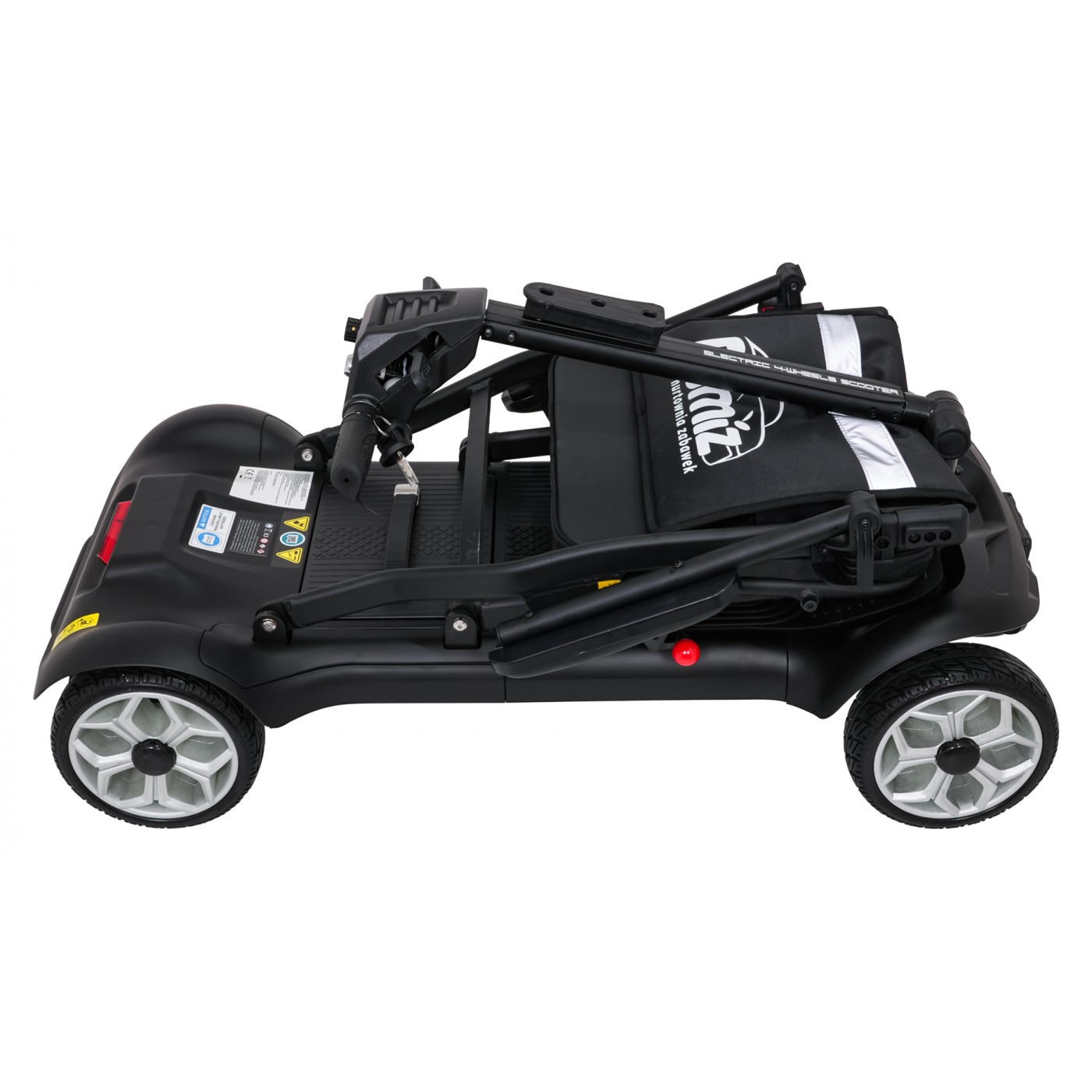 Elektrická koloběžka EasyGo Black pro seniory na čtyři kola