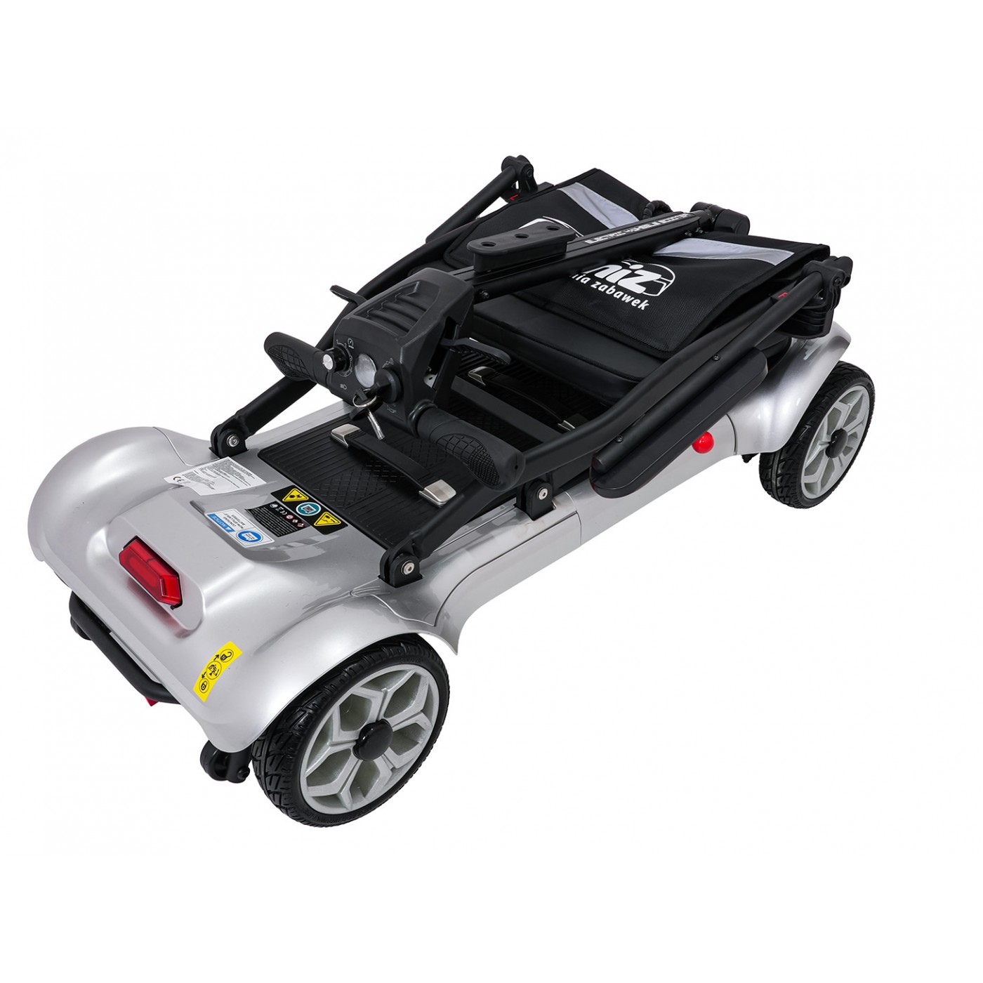 Elektrická koloběžka EasyGo Gray pro seniory na čtyři kola