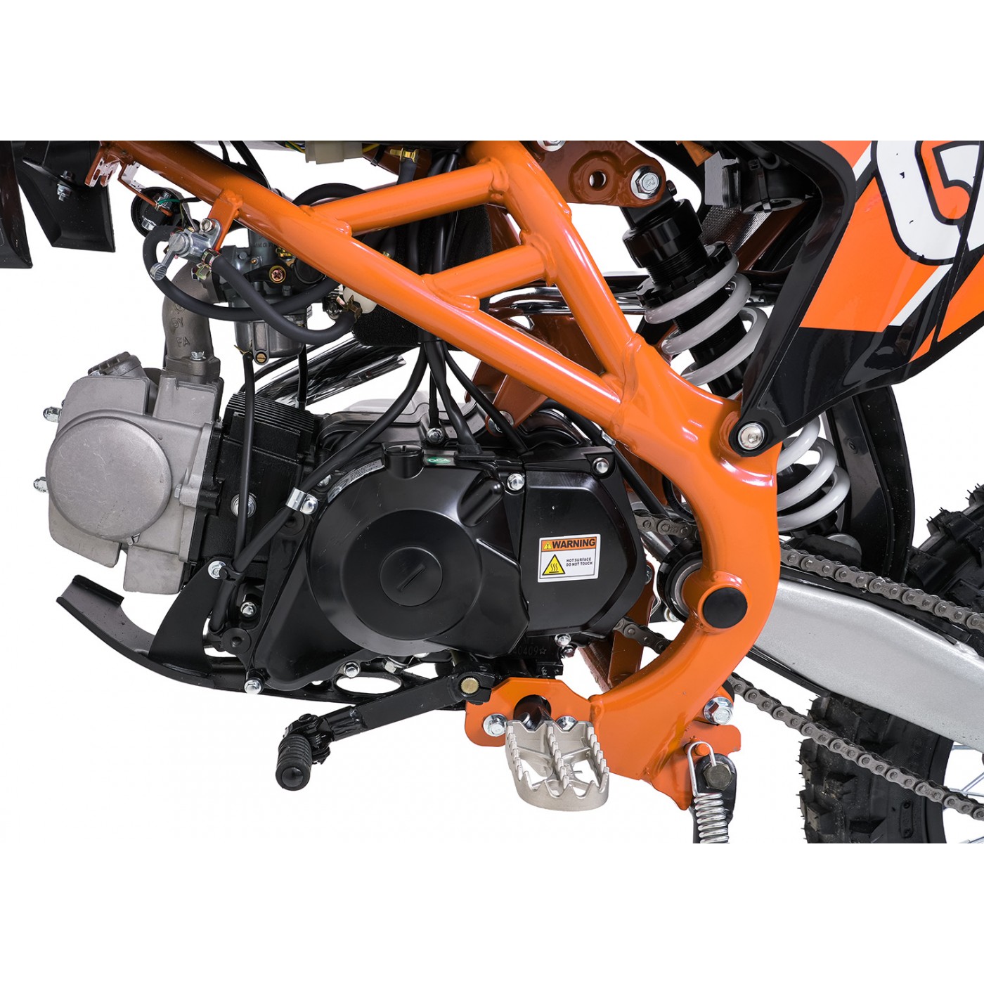 Spalovací motor vozidla ULTRA 66 125cc oranžová