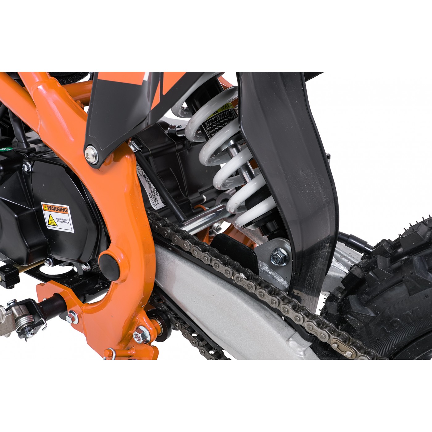 Spalovací motor vozidla ULTRA 66 125cc oranžová