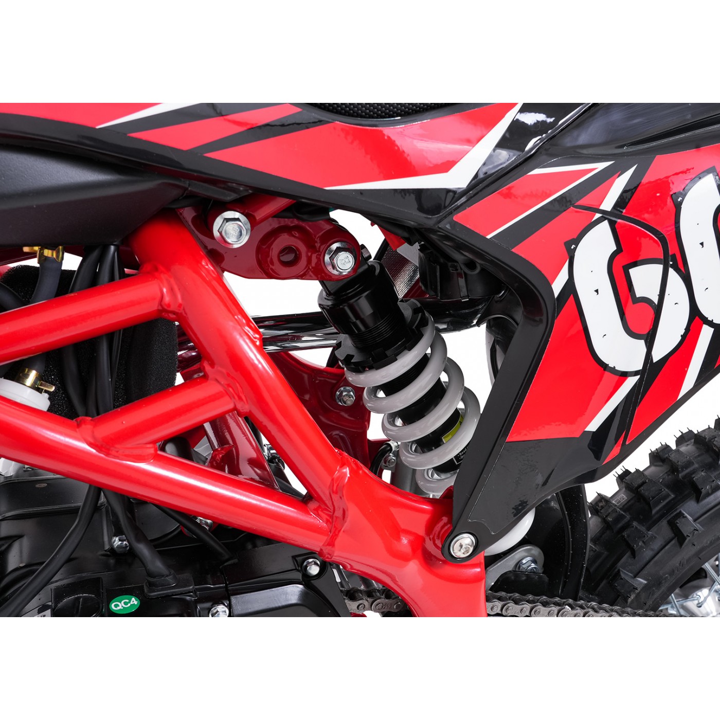 Spalovací motor vozidla ULTRA 66 125 ccm červený