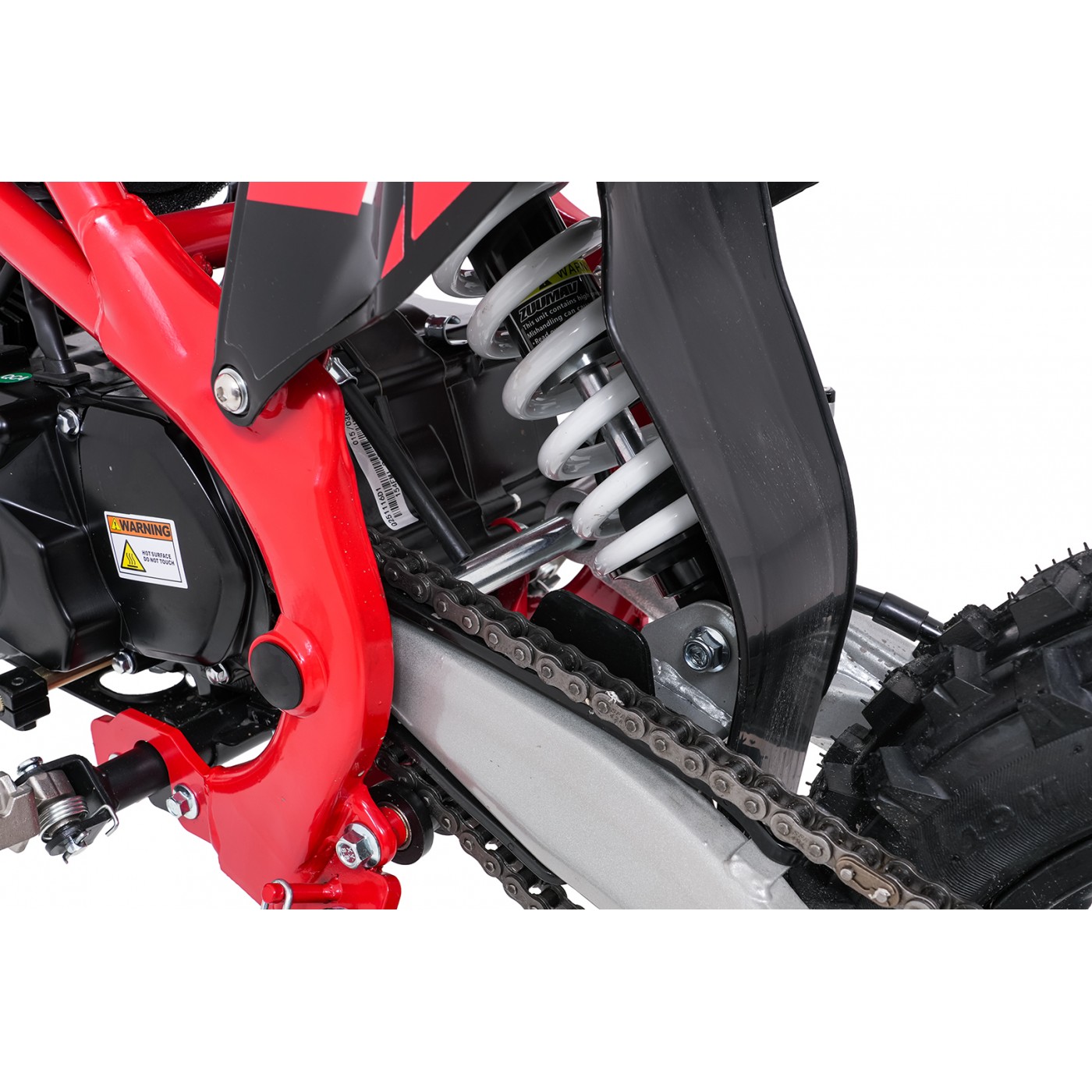 Spalovací motor vozidla ULTRA 66 125 ccm červený