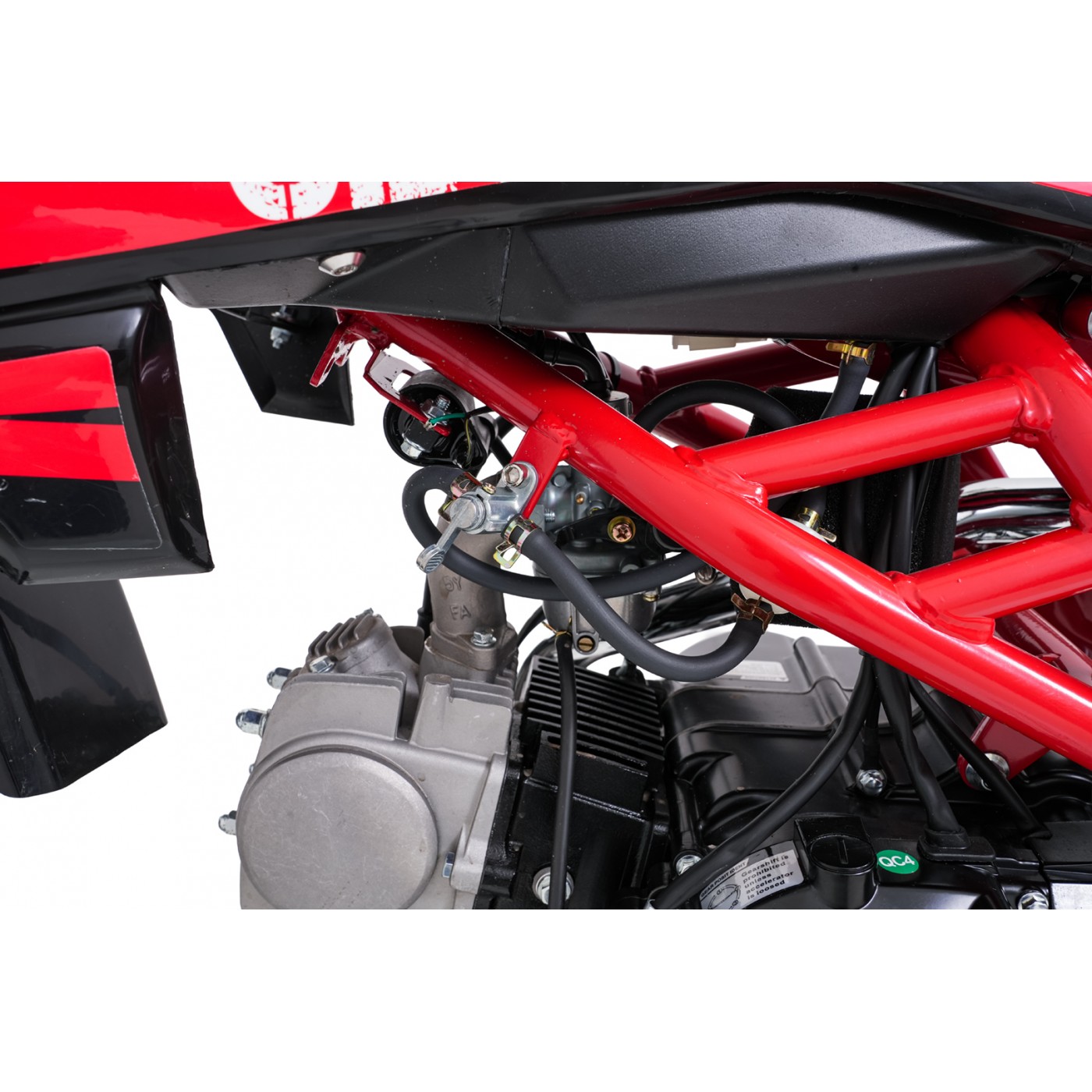 Spalovací motor vozidla ULTRA 66 125 ccm červený
