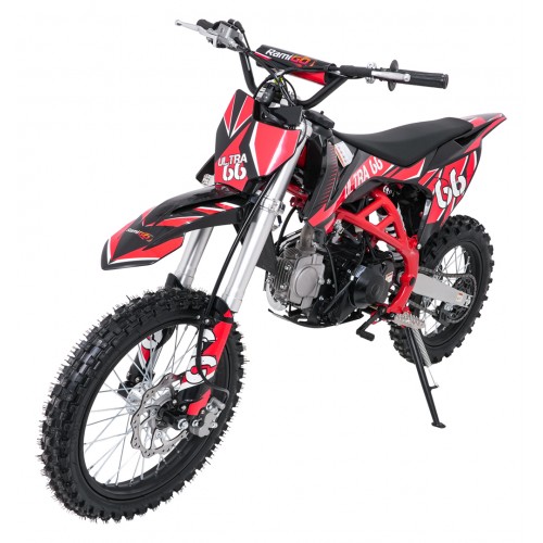 Spalovací motor vozidla ULTRA 66 125 ccm červený
