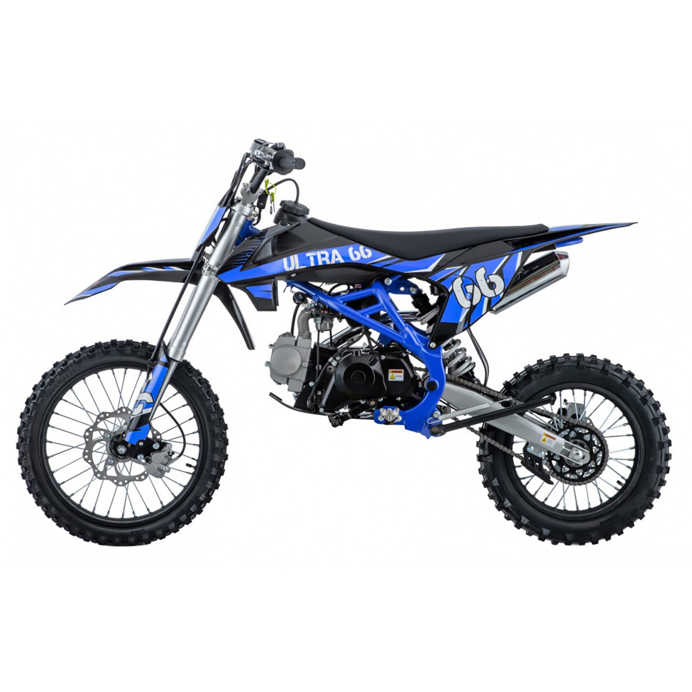 Spalovací motor vozidla ULTRA 66 125 ccm modrý