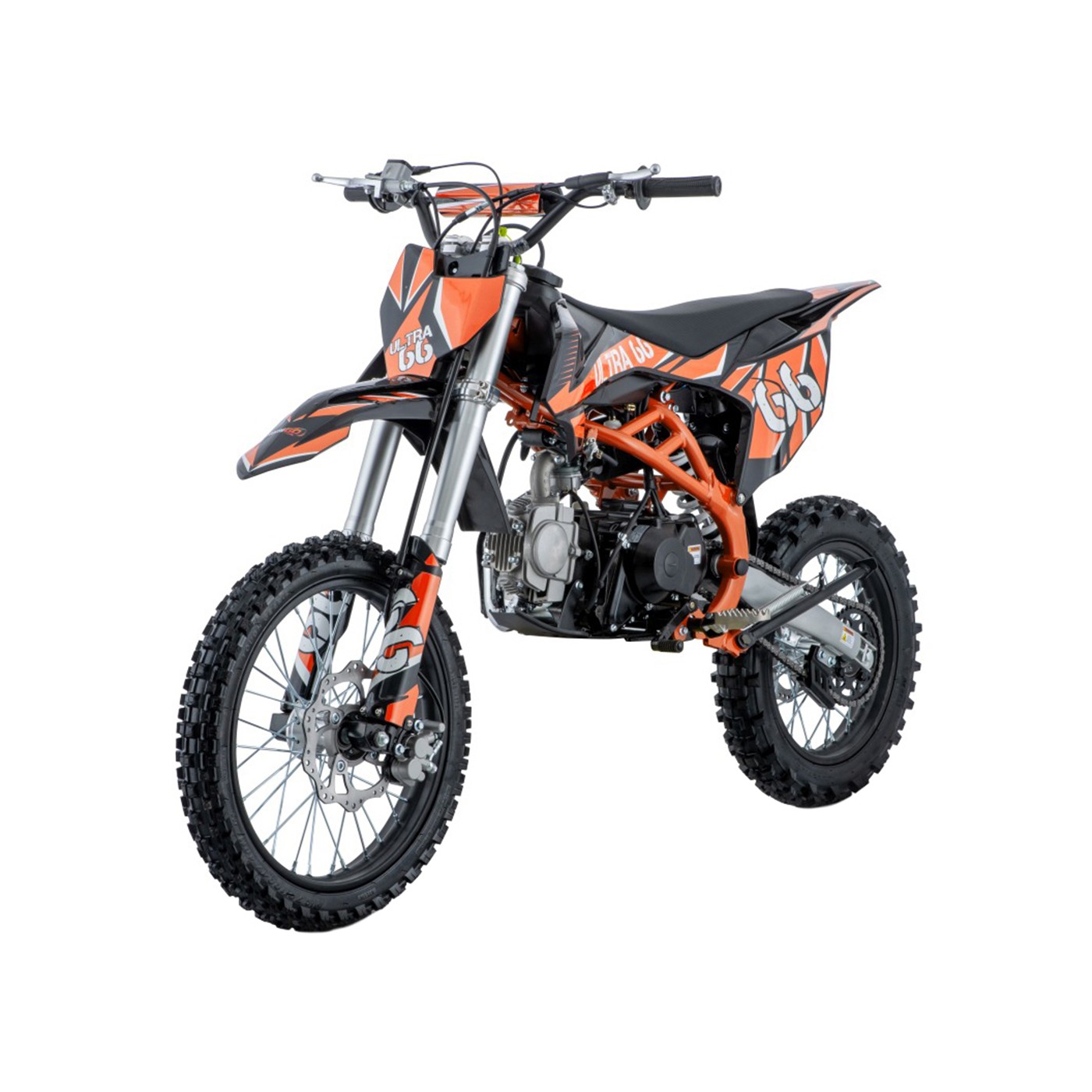 Spalovací motor vozidla ULTRA 66 125cc oranžová