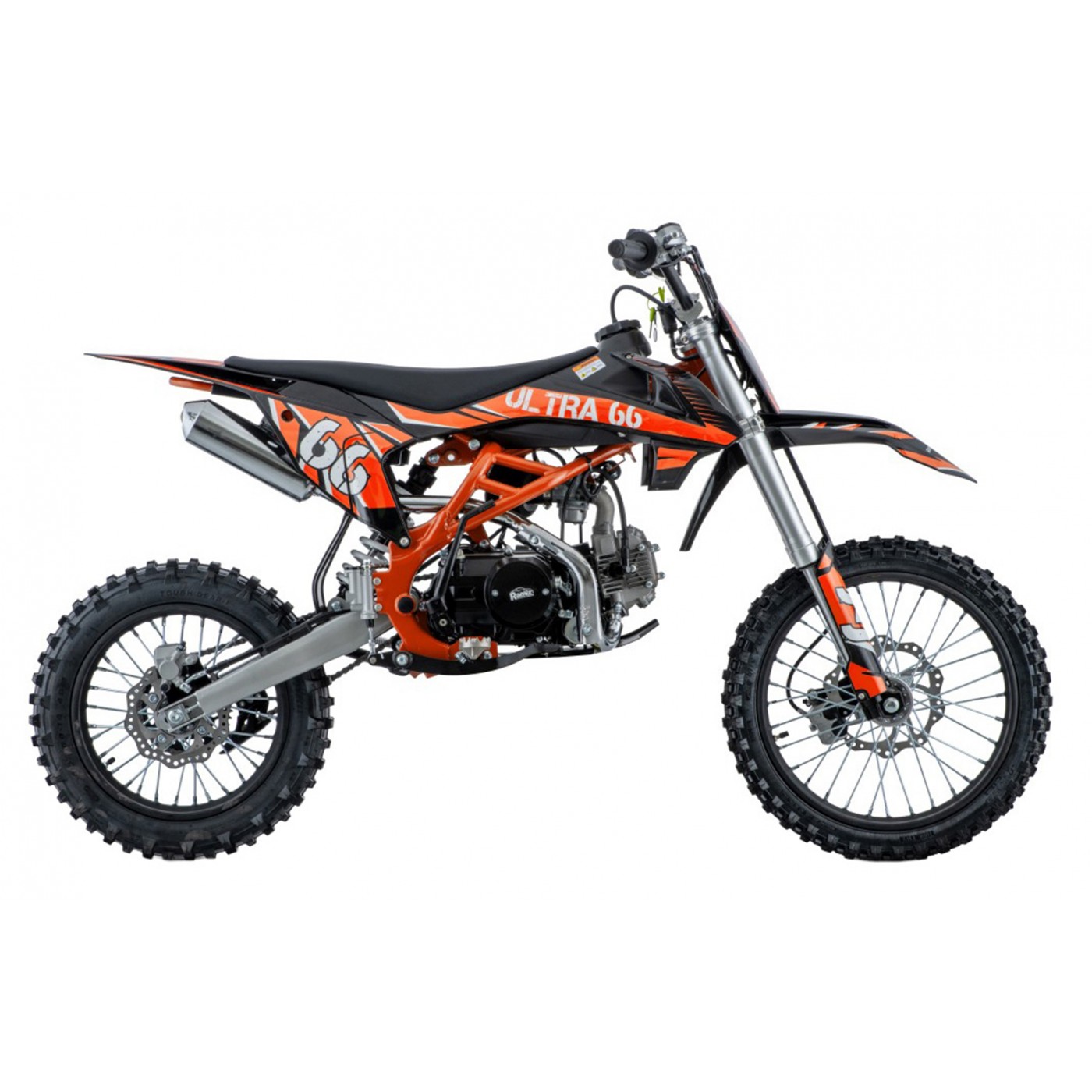 Spalovací motor vozidla ULTRA 66 125cc oranžová