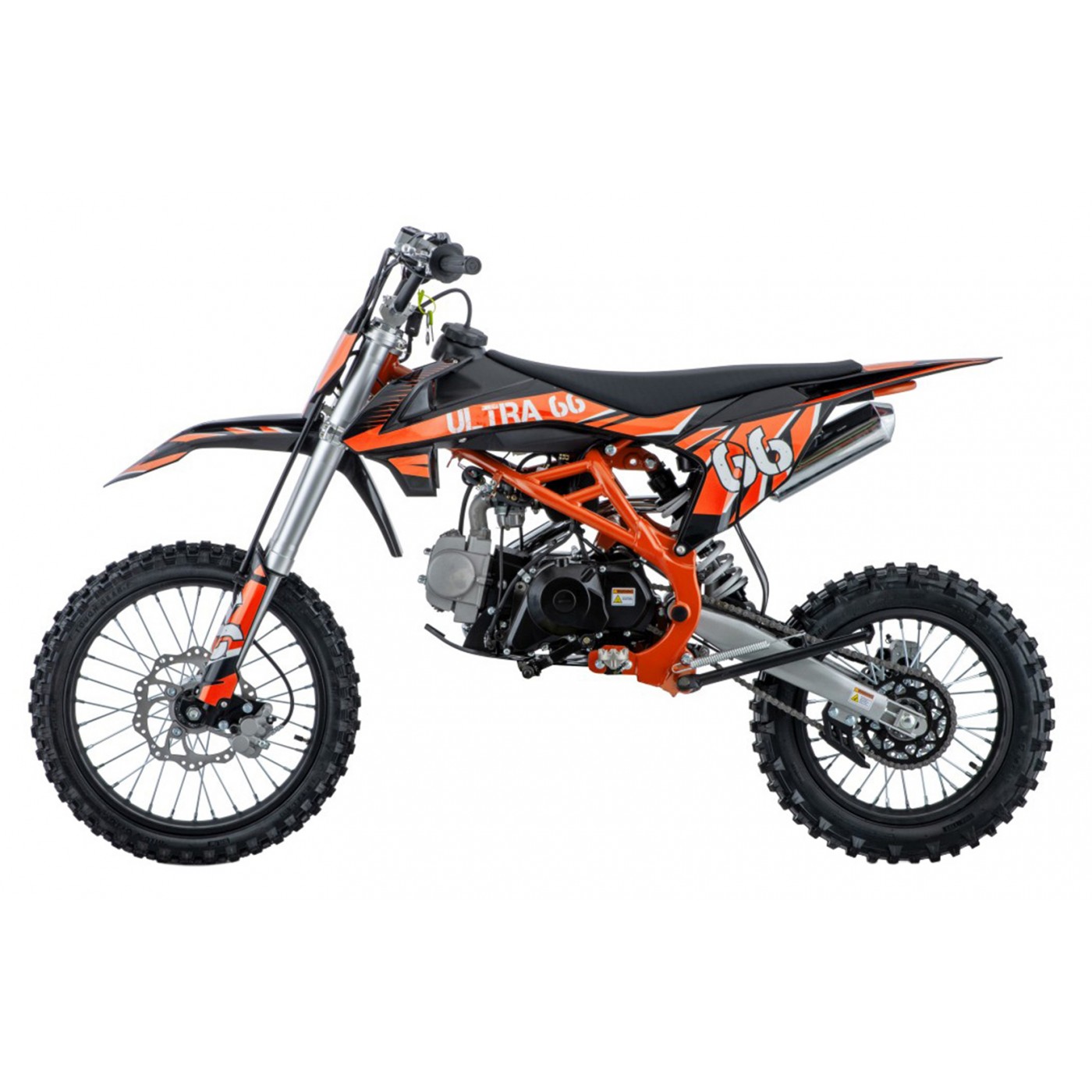 Spalovací motor vozidla ULTRA 66 125cc oranžová