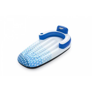 Nafukovací plavecká matrace Indigo Wave BESTWAY 183x97cm + nafukovací opěradlo + skladování nápojů