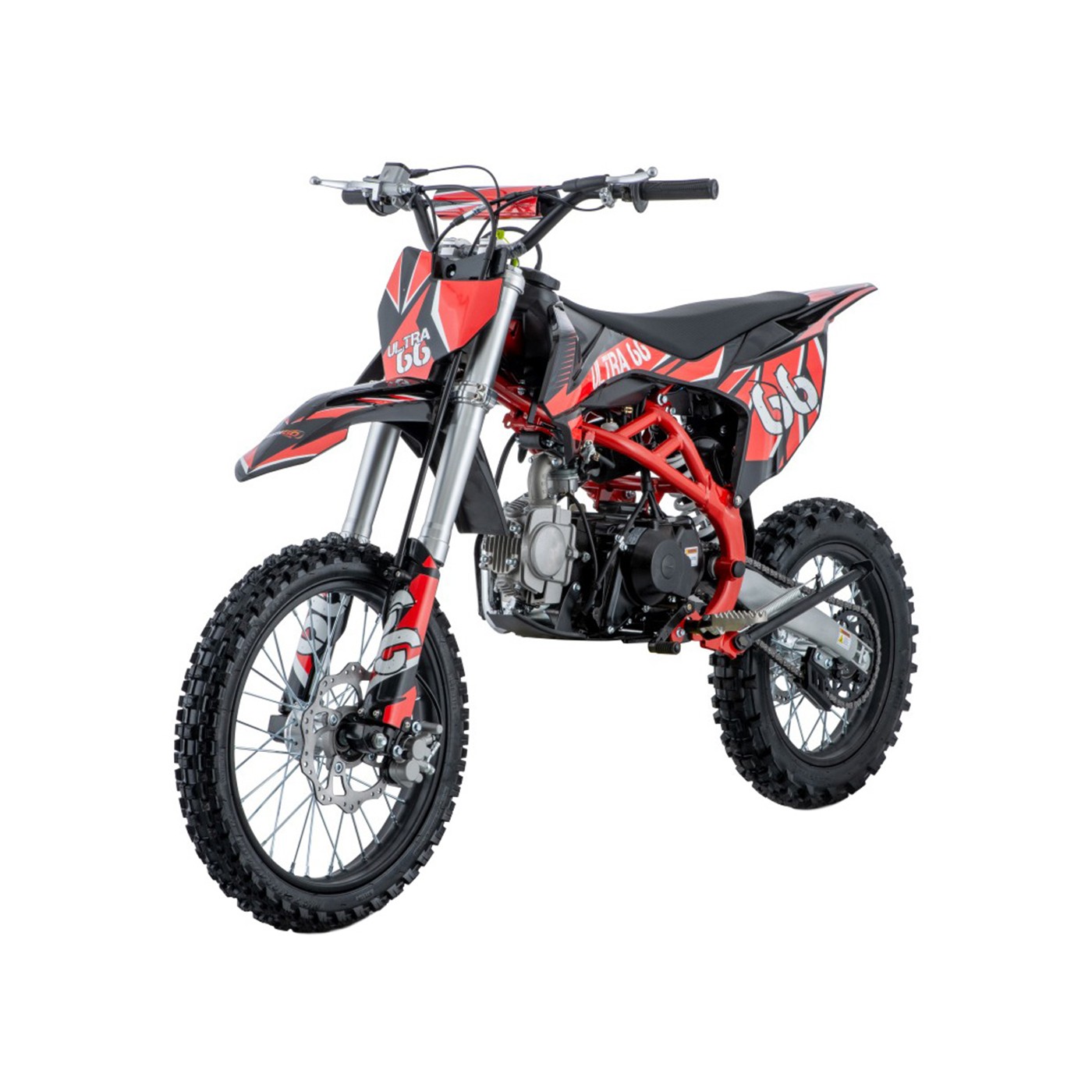 Spalovací motor vozidla ULTRA 66 125 ccm červený