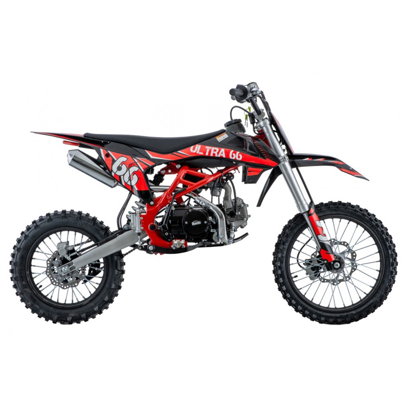 Spalovací motor vozidla ULTRA 66 125 ccm červený