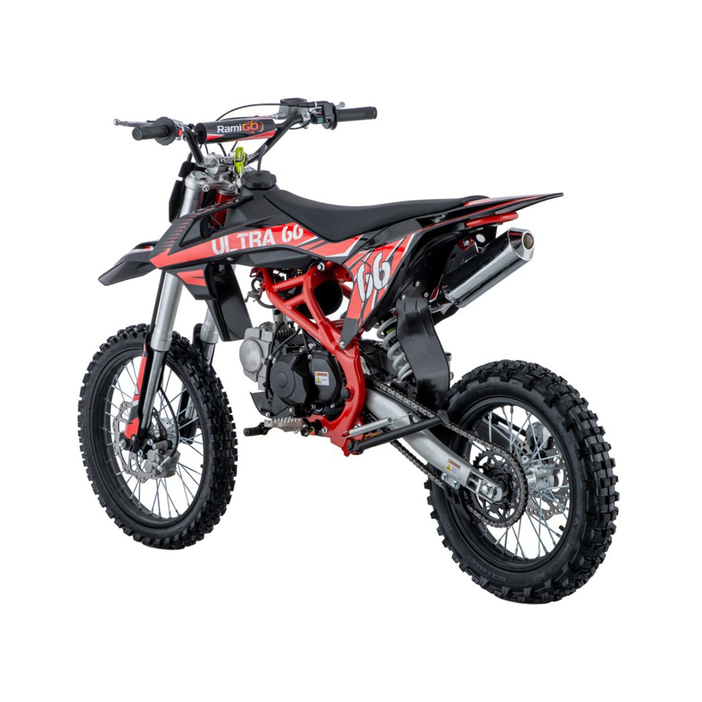 Spalovací motor vozidla ULTRA 66 125 ccm červený
