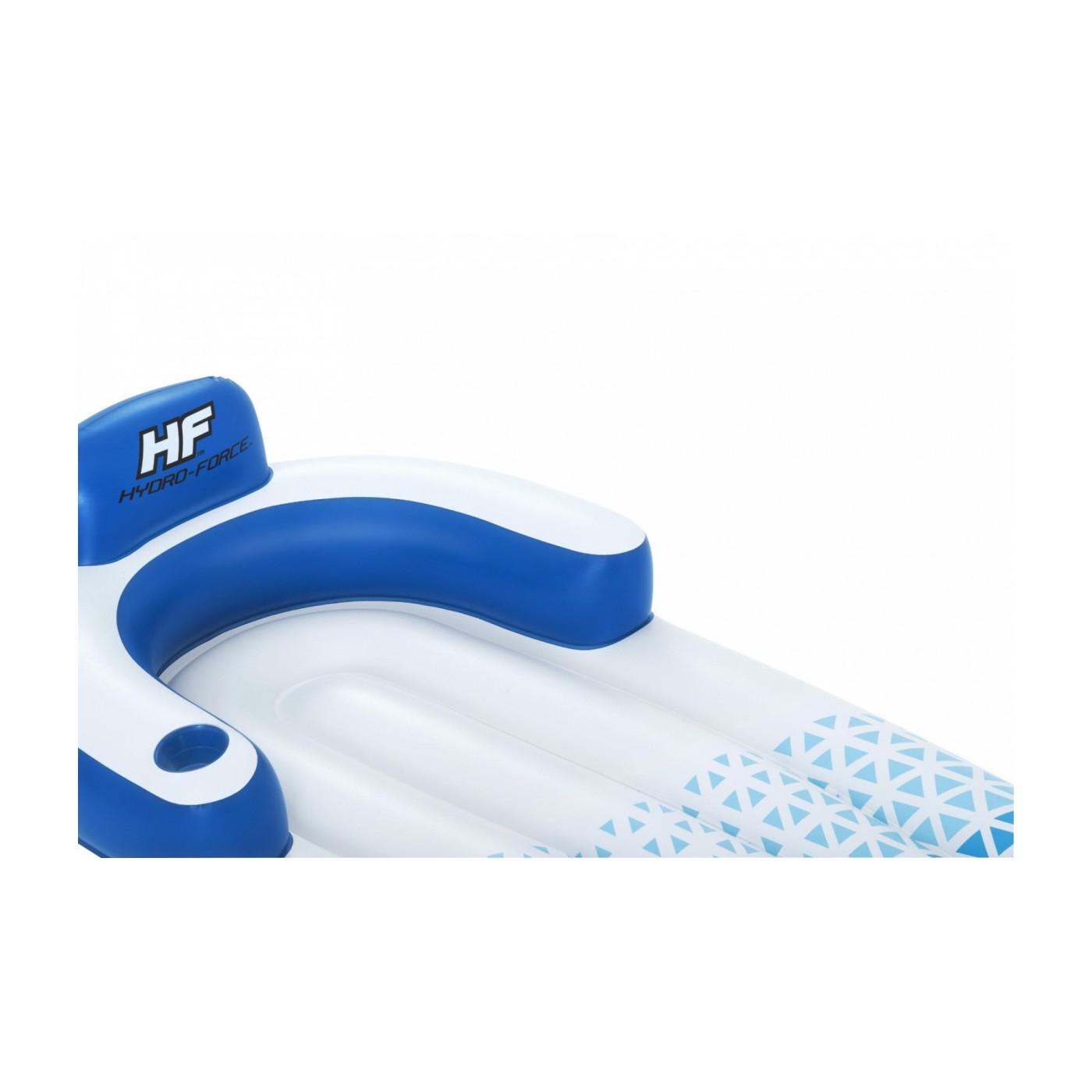Nafukovací plavecká matrace Indigo Wave BESTWAY 183x97cm + nafukovací opěradlo + skladování nápojů