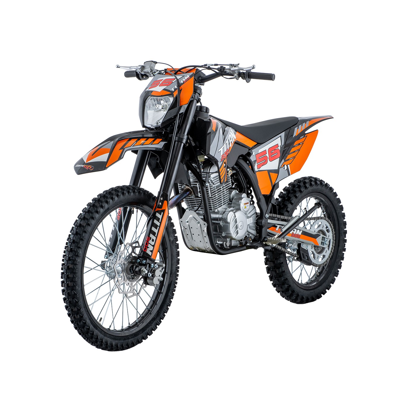 Vozidlo s oranžovým spalovacím motorem TITAN 300cc