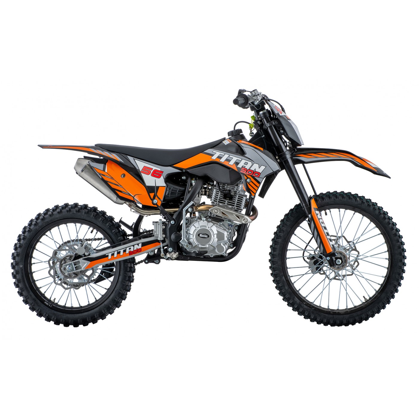 Vozidlo s oranžovým spalovacím motorem TITAN 300cc