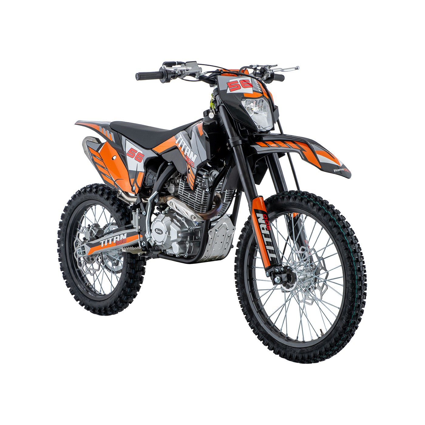 Vozidlo s oranžovým spalovacím motorem TITAN 300cc