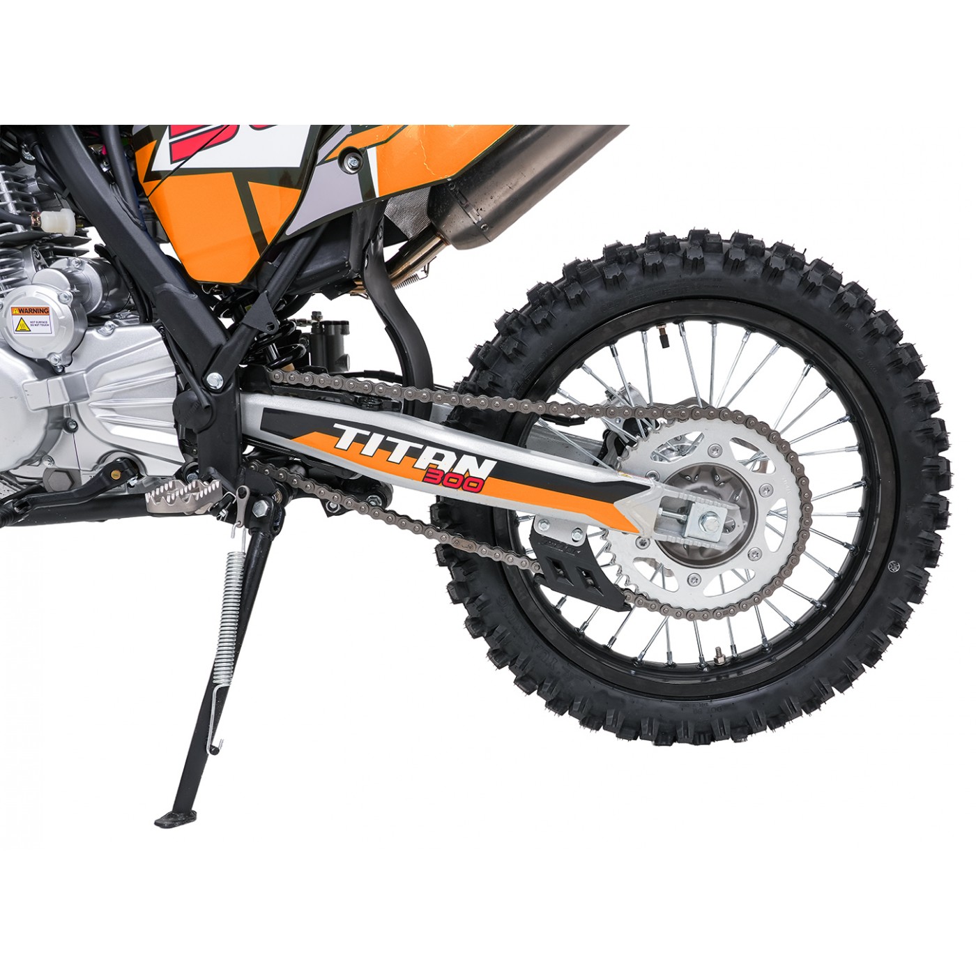 Vozidlo s oranžovým spalovacím motorem TITAN 300cc