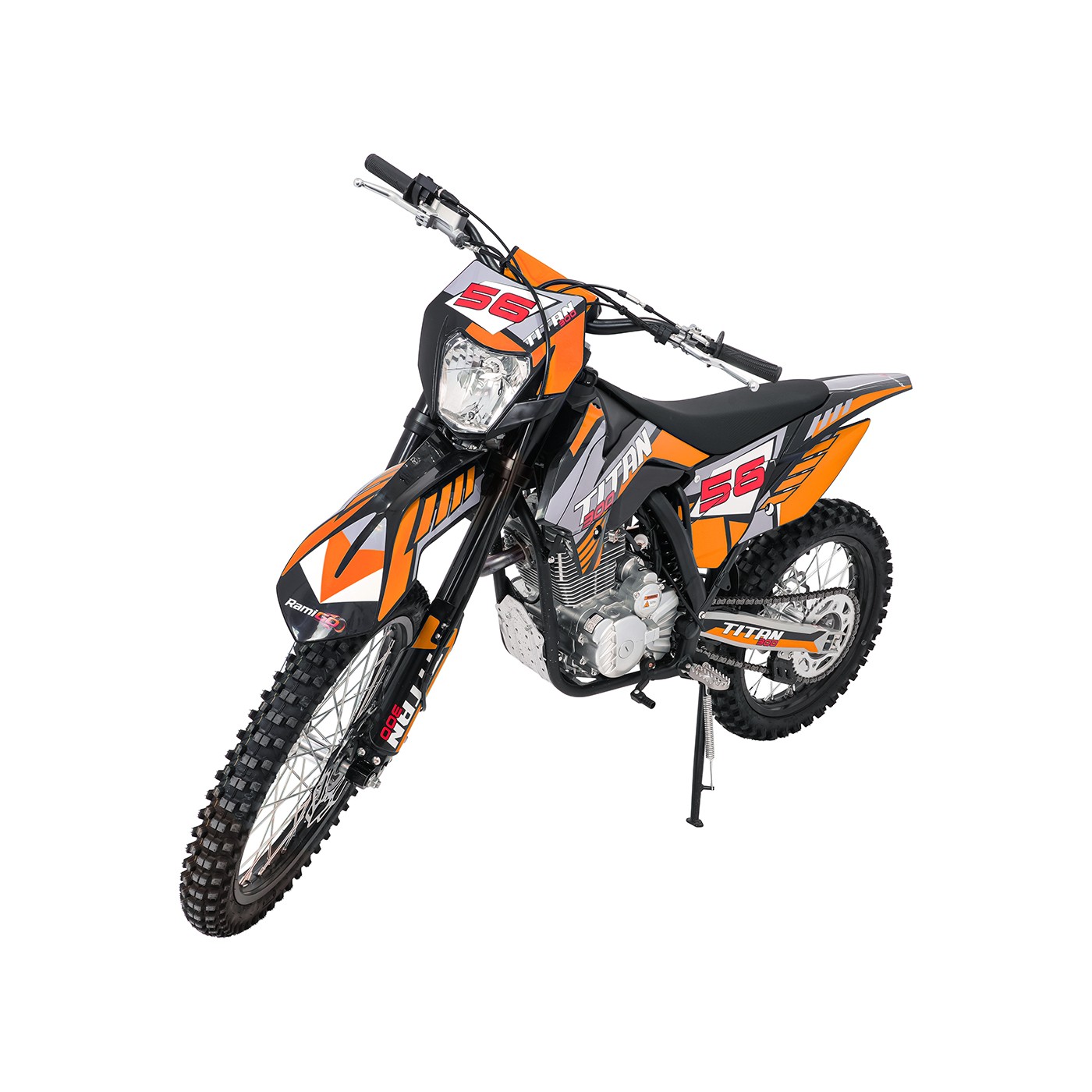 Vozidlo s oranžovým spalovacím motorem TITAN 300cc
